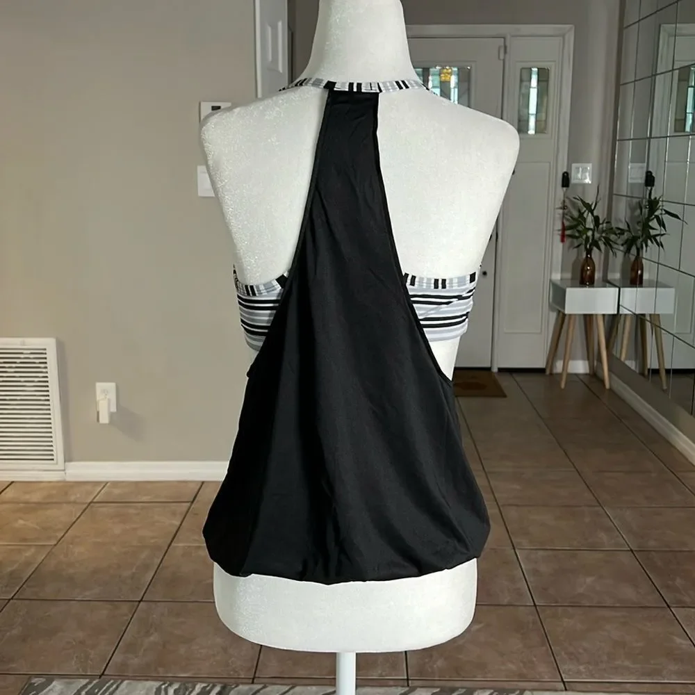 Nike Layered Tankini Swim Top